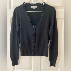 Merona Black Cardigan Sweater